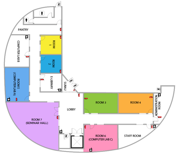 training room rental floor plan